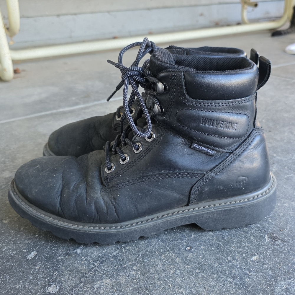 Wolverine Floorhand 6' Soft Toe Boots Black